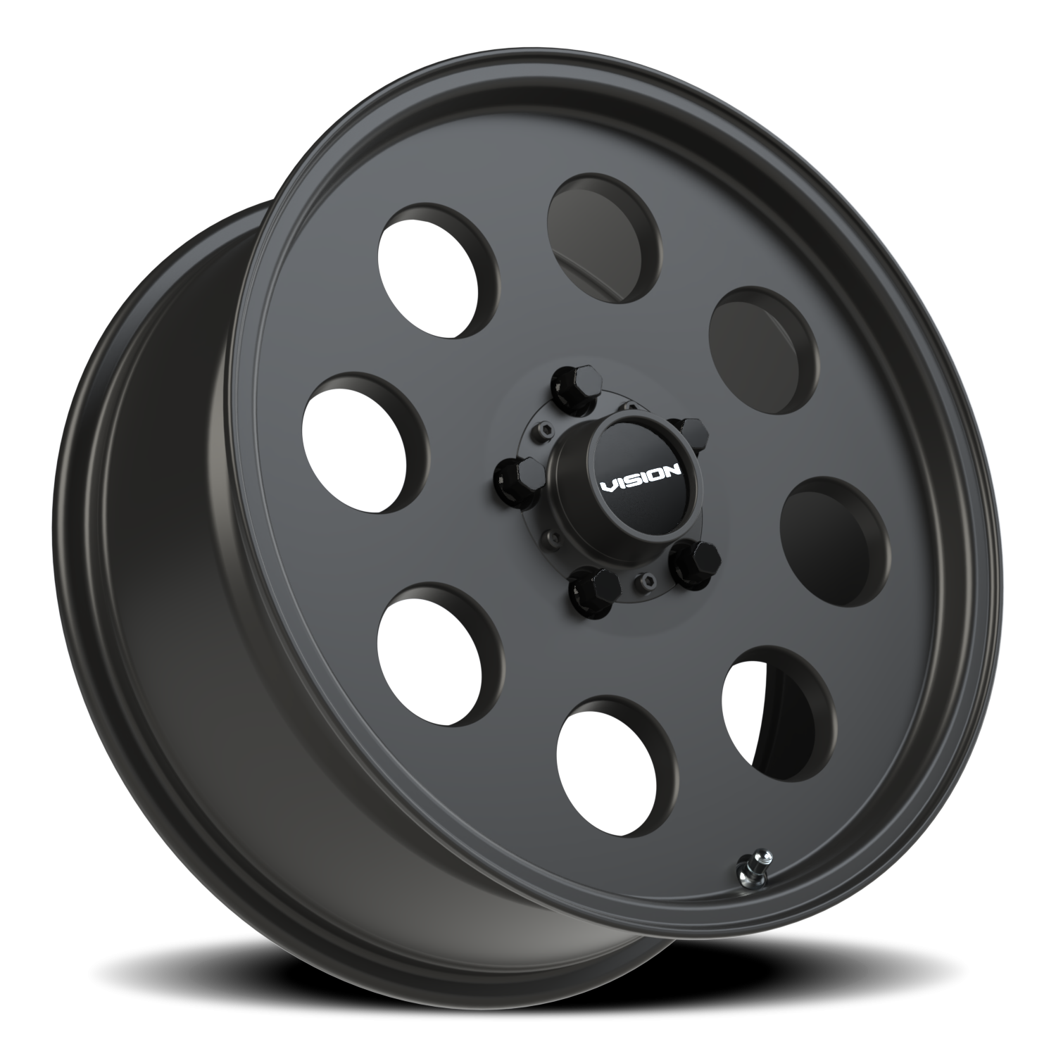 Vision Midway 17X7 Satin Black Wheel