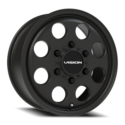 Vision Midway 15X6 Satin Black Wheel