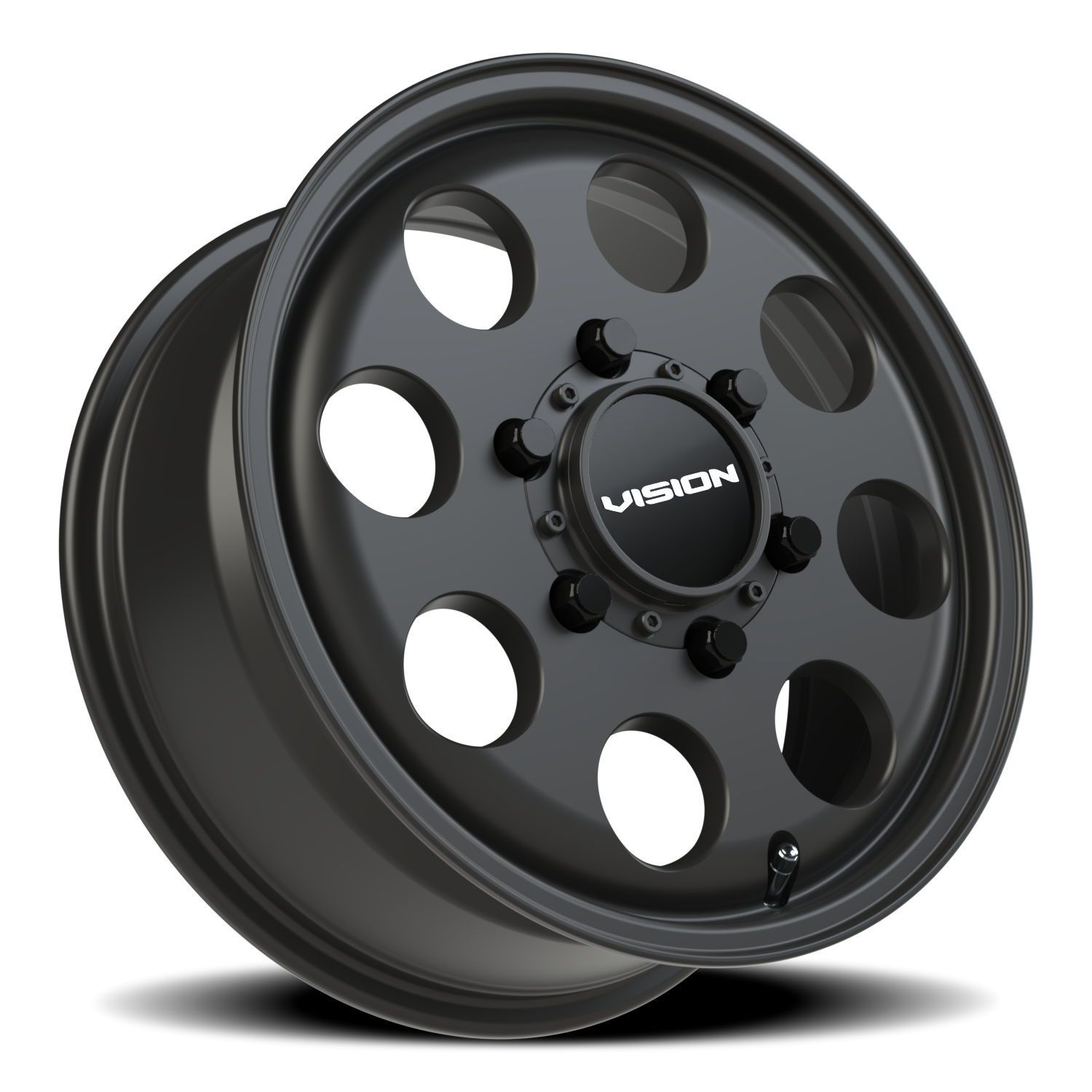 Vision Midway 15X6 Satin Black Wheel