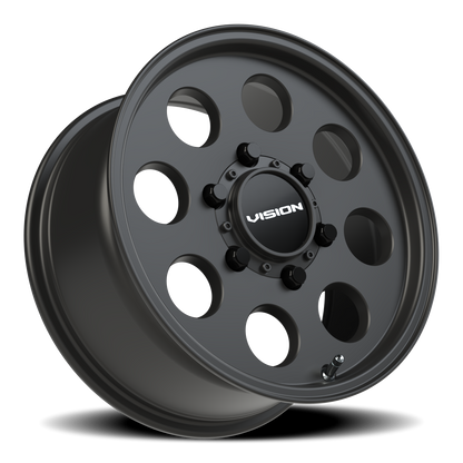 Vision Midway 15X7 Satin Black Wheel