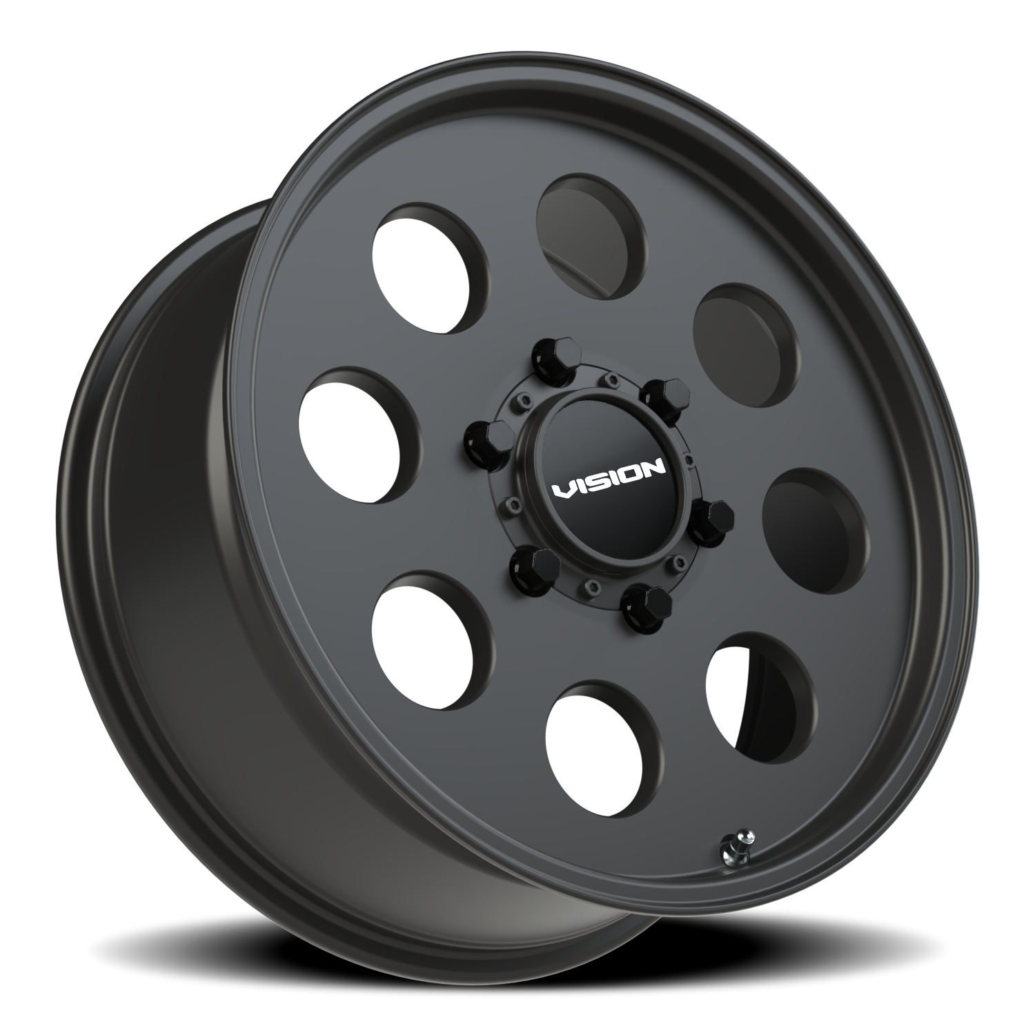 Vision Midway 17X7 Satin Black Wheel