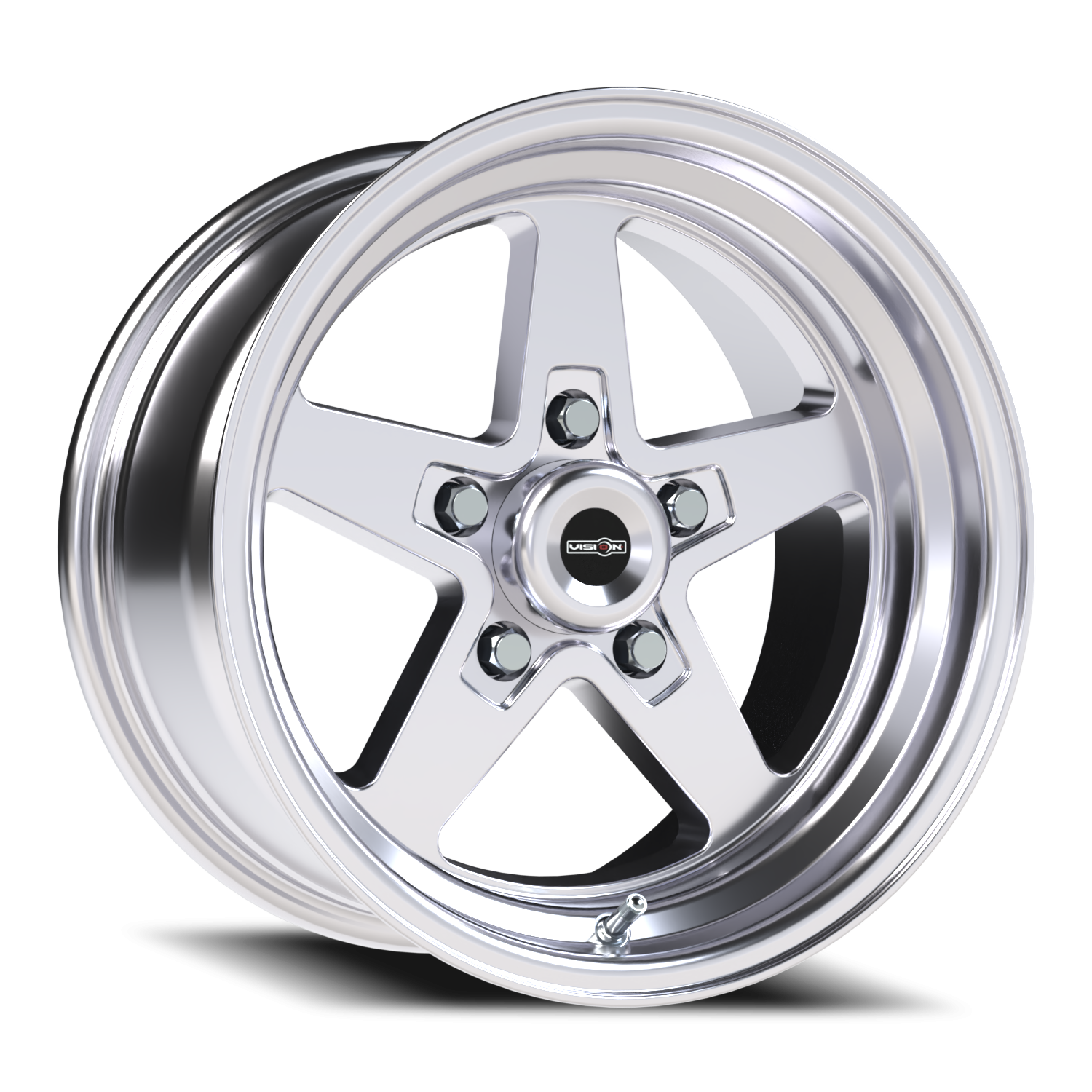 Vision Star 15X8 Polished Wheel
