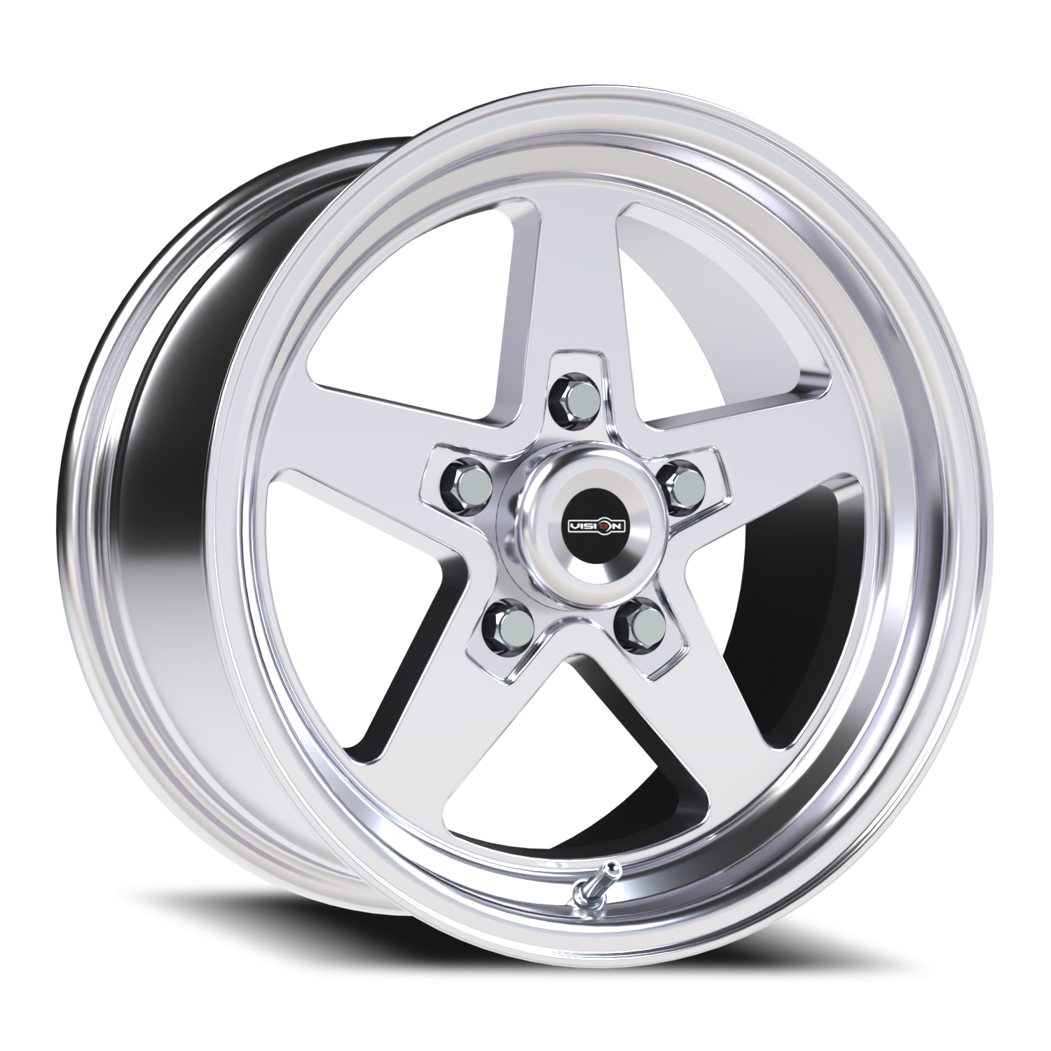 Vision Star 15X8 Polished Wheel