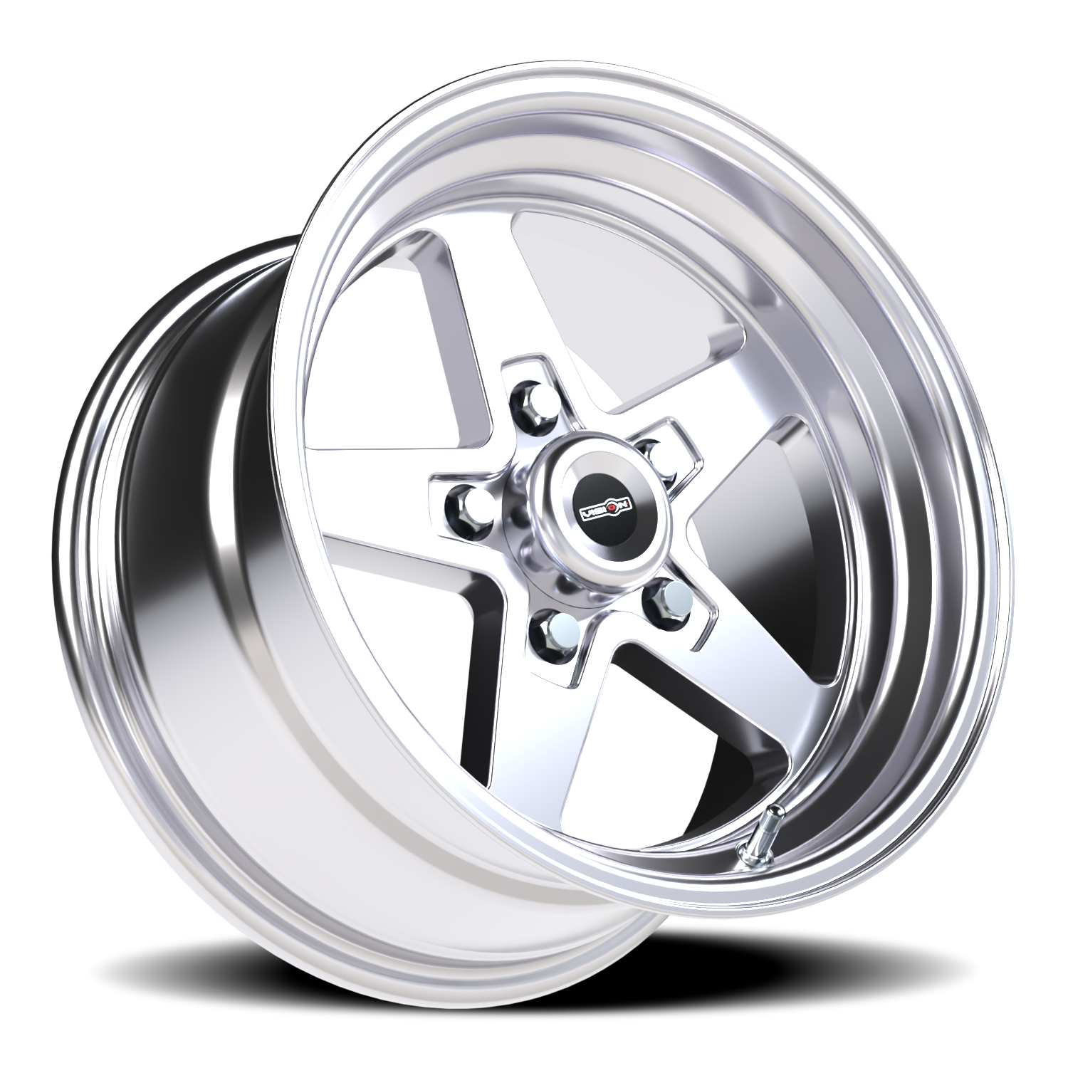Vision Star 15X8 Polished Wheel