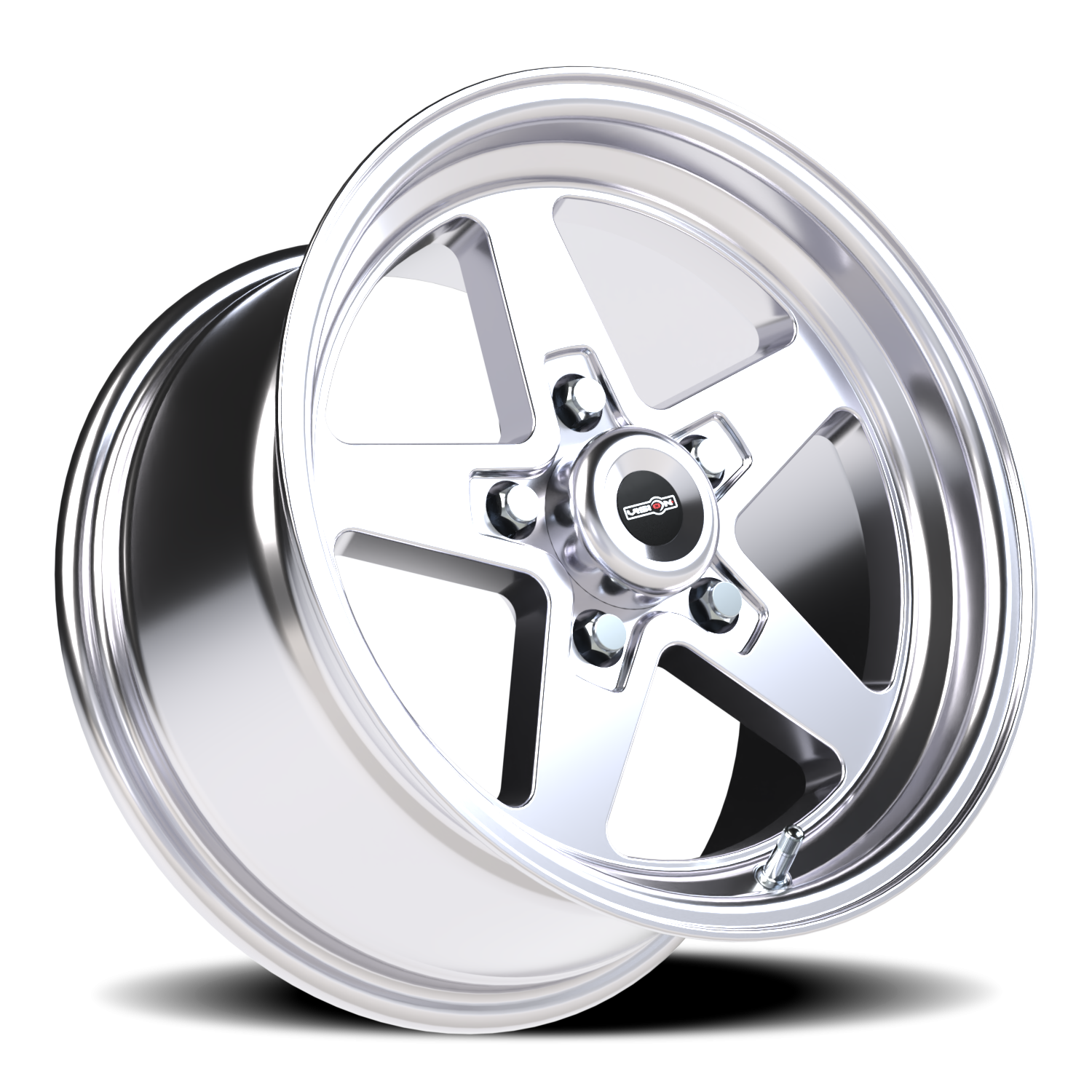 Vision Star 15X8 Polished Wheel