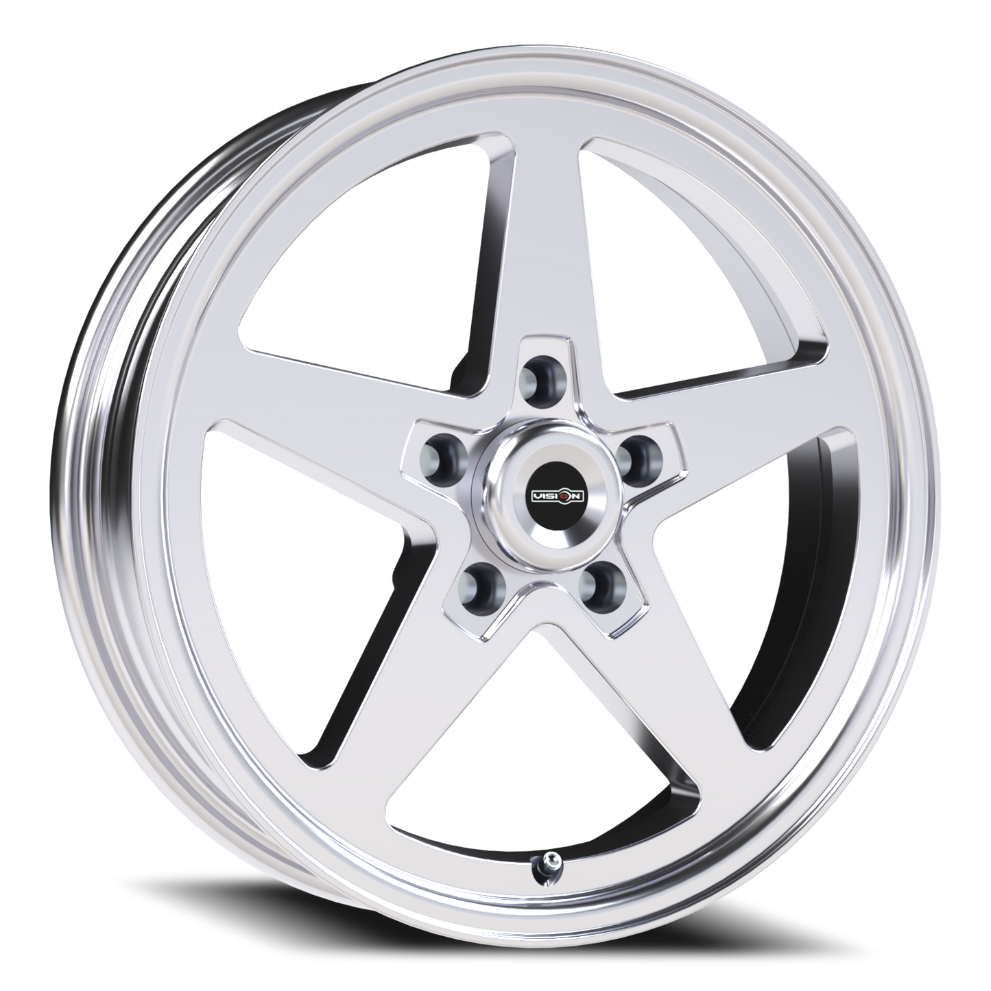 Vision Star 17X4.5 Polished Wheel