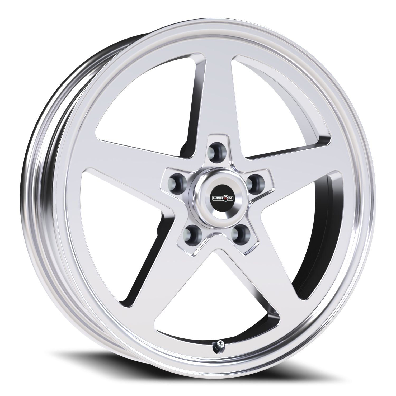 Vision Star 17X4.5 Polished Wheel
