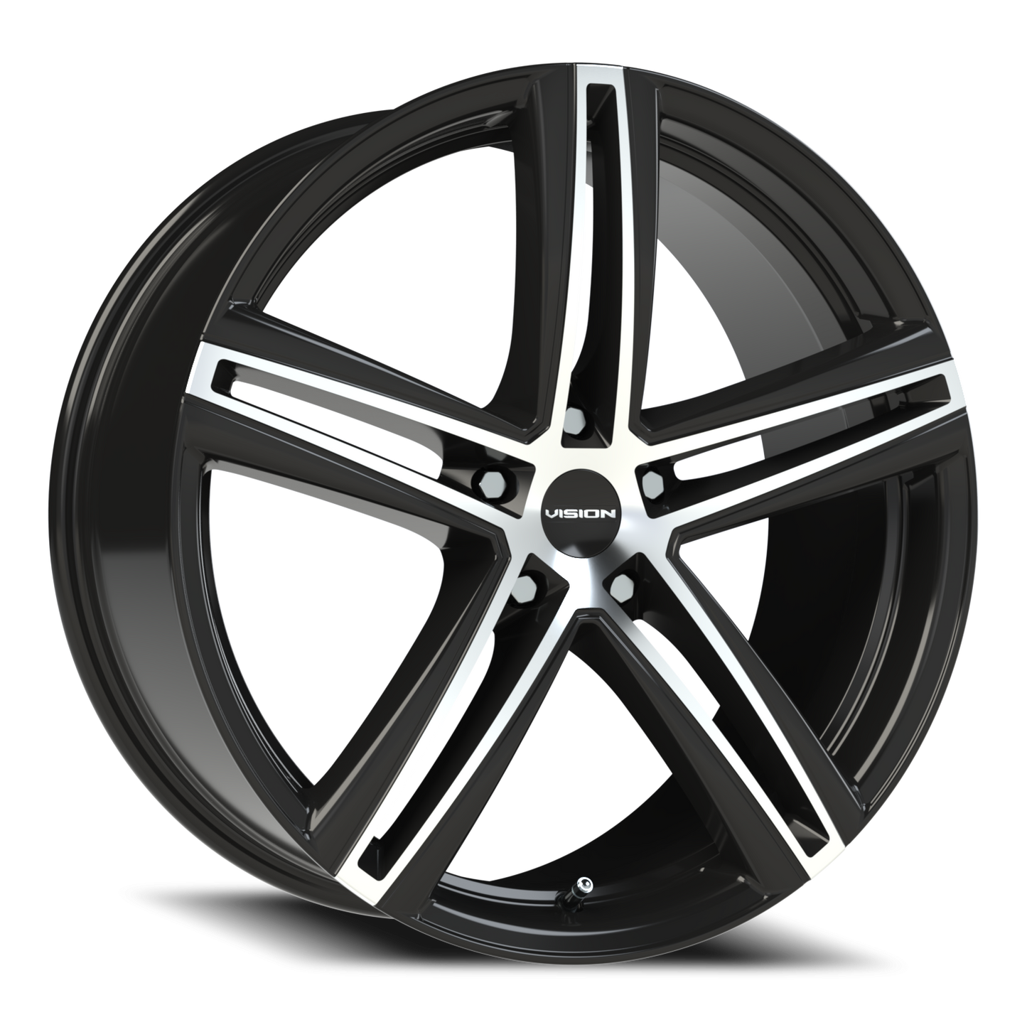 Vision Fwd 20X8.5 Gloss Black Machined Face Wheel