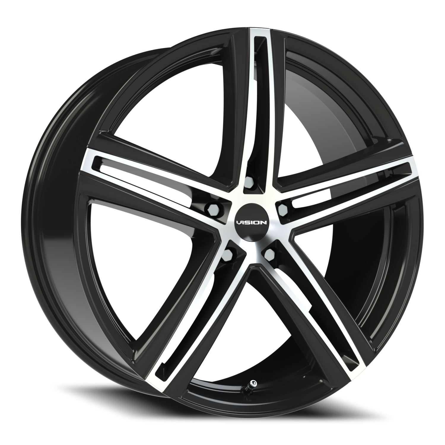 Vision Fwd 20X8.5 Gloss Black Machined Face Wheel