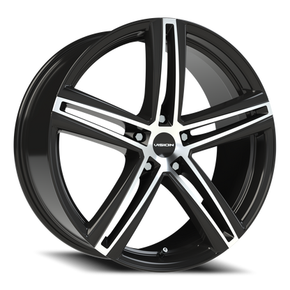 Vision Fwd 20X8.5 Gloss Black Machined Face Wheel