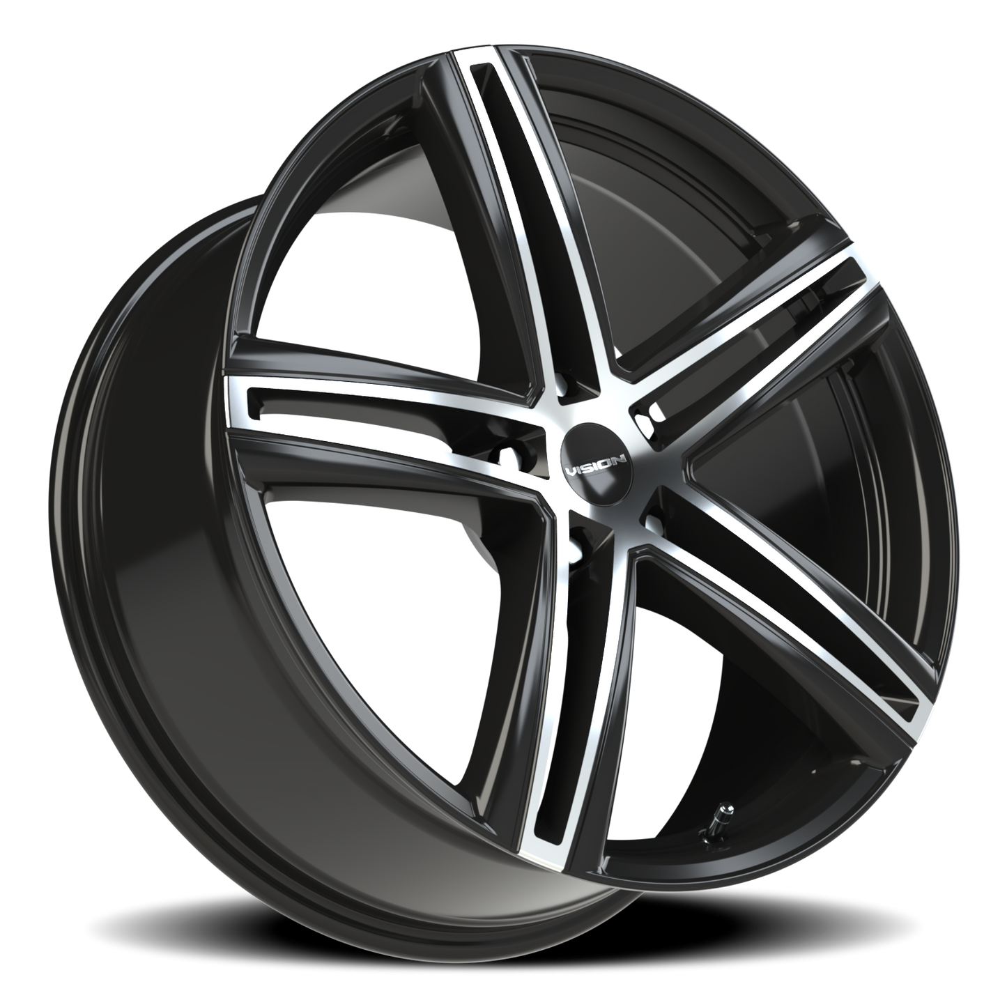 Vision Fwd 20X8.5 Gloss Black Machined Face Wheel