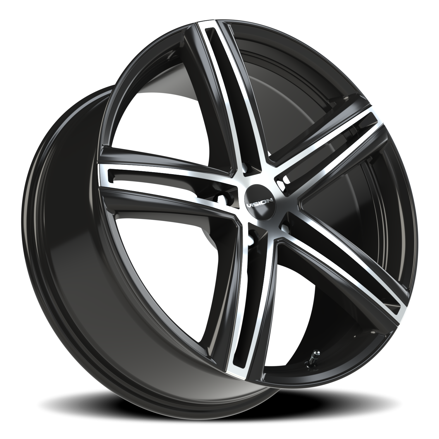 Vision Fwd 20X8.5 Gloss Black Machined Face Wheel