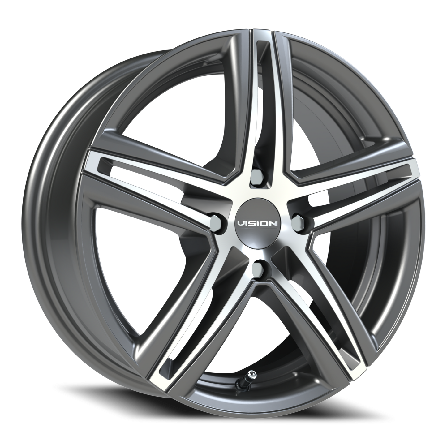 Vision Fwd 15X6.5 Gunmetal Machined Face Wheel