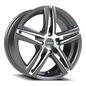 Vision Fwd 15X6.5 Gunmetal Machined Face Wheel