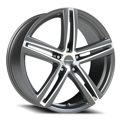 Vision Fwd 20X8.5 Gunmetal Machined Face Wheel