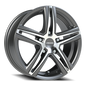 Vision Fwd 15X6.5 Gunmetal Machined Face Wheel