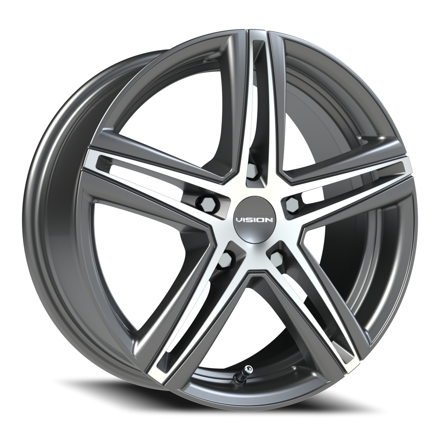 Vision Fwd 16X7 Gunmetal Machined Face Wheel