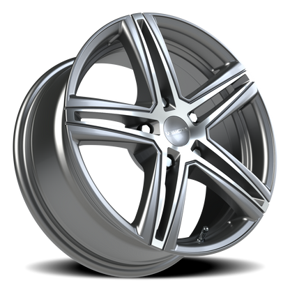 Vision Fwd 16X7 Gunmetal Machined Face Wheel