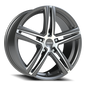 Vision Fwd 17X7.5 Gunmetal Machined Face Wheel