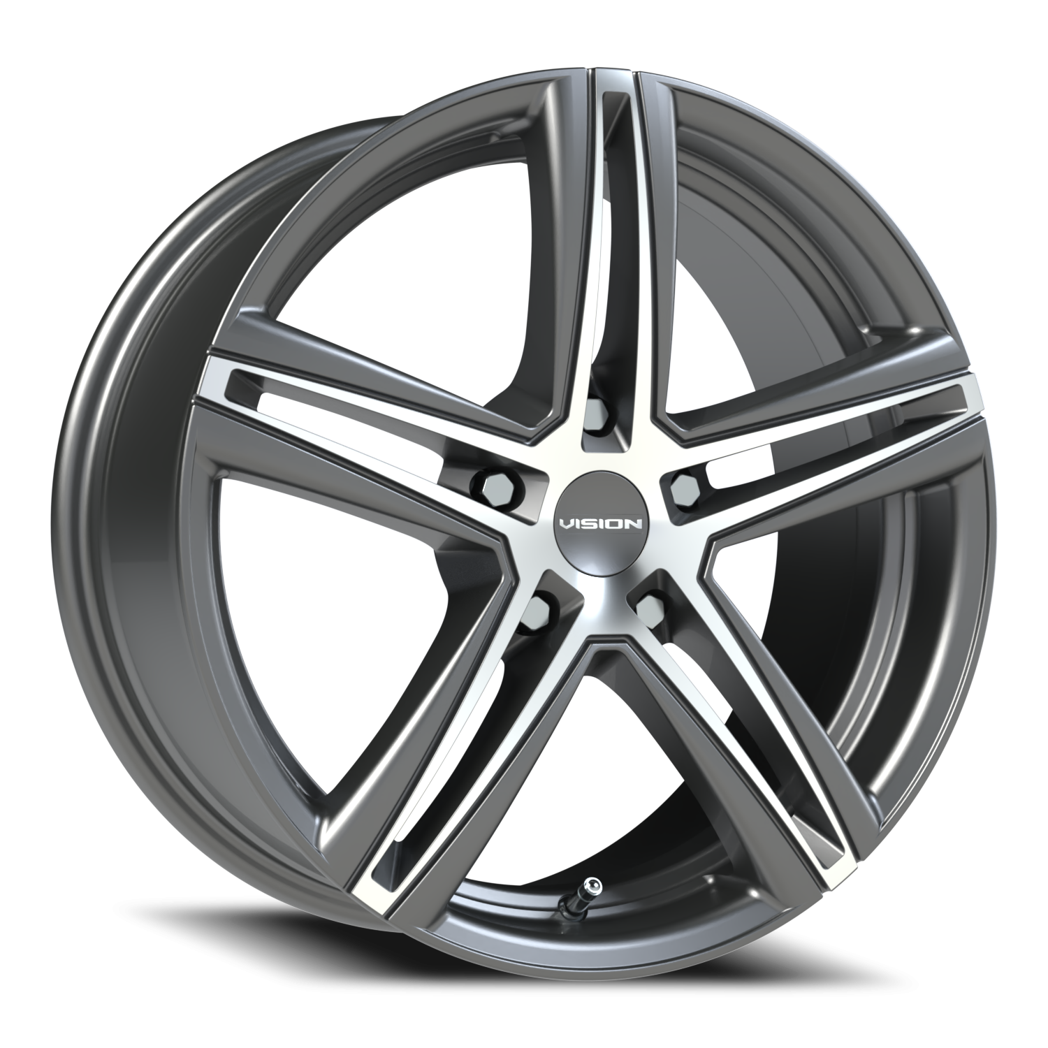 Vision Fwd 17X7.5 Gunmetal Machined Face Wheel