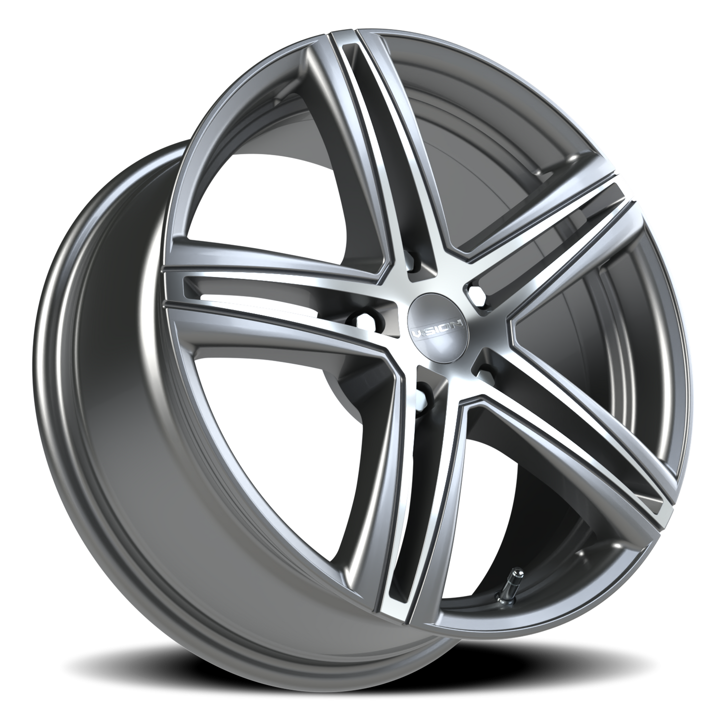 Vision Fwd 17X7.5 Gunmetal Machined Face Wheel