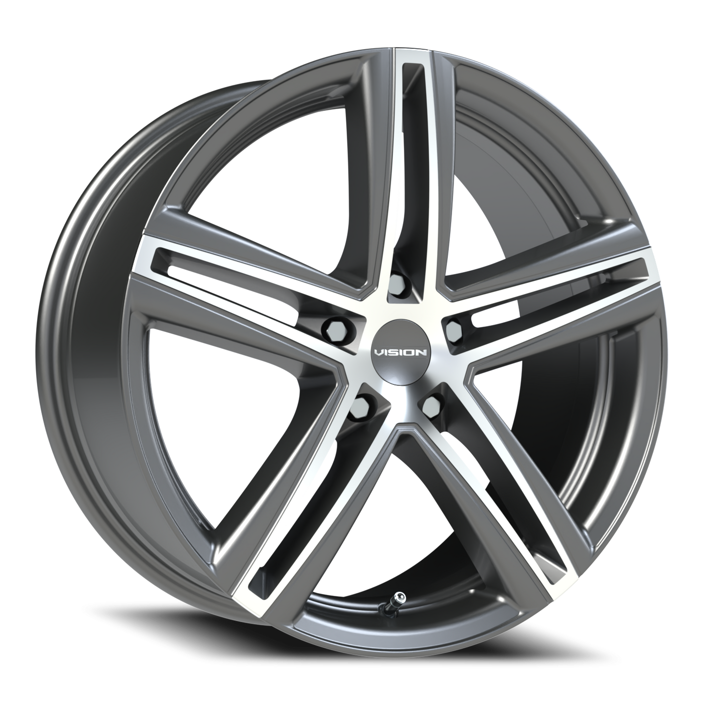 Vision Fwd 18X8 Gunmetal Machined Face Wheel