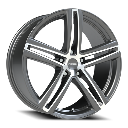 Vision Fwd 19X8.5 Gunmetal Machined Face Wheel