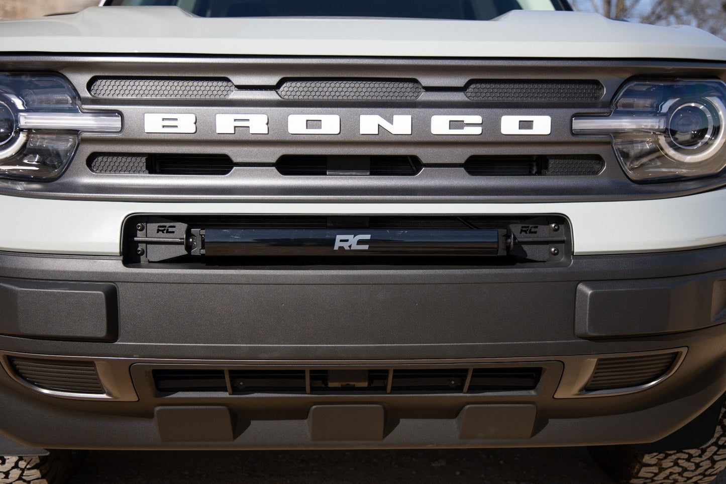 20 Inch Black Series LED Light Bar | Single Row | Cool White DRL