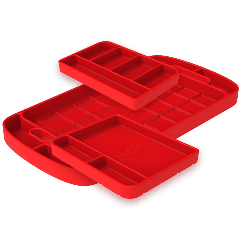 Silicone Tool Tray 3pc. Set - Blue