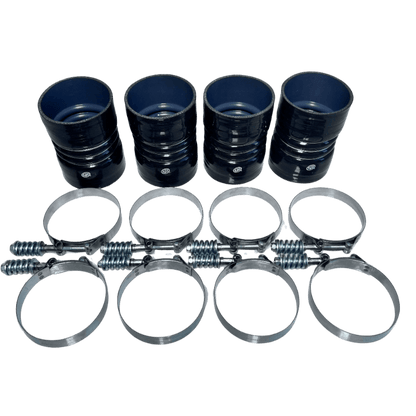 S&B 4"x 6" Intercooler Boot Kit With Clamps (Set of 4)