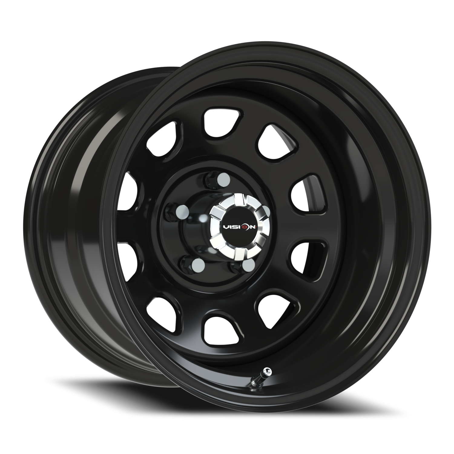 Vision Steel 15X10 Gloss Black Wheel