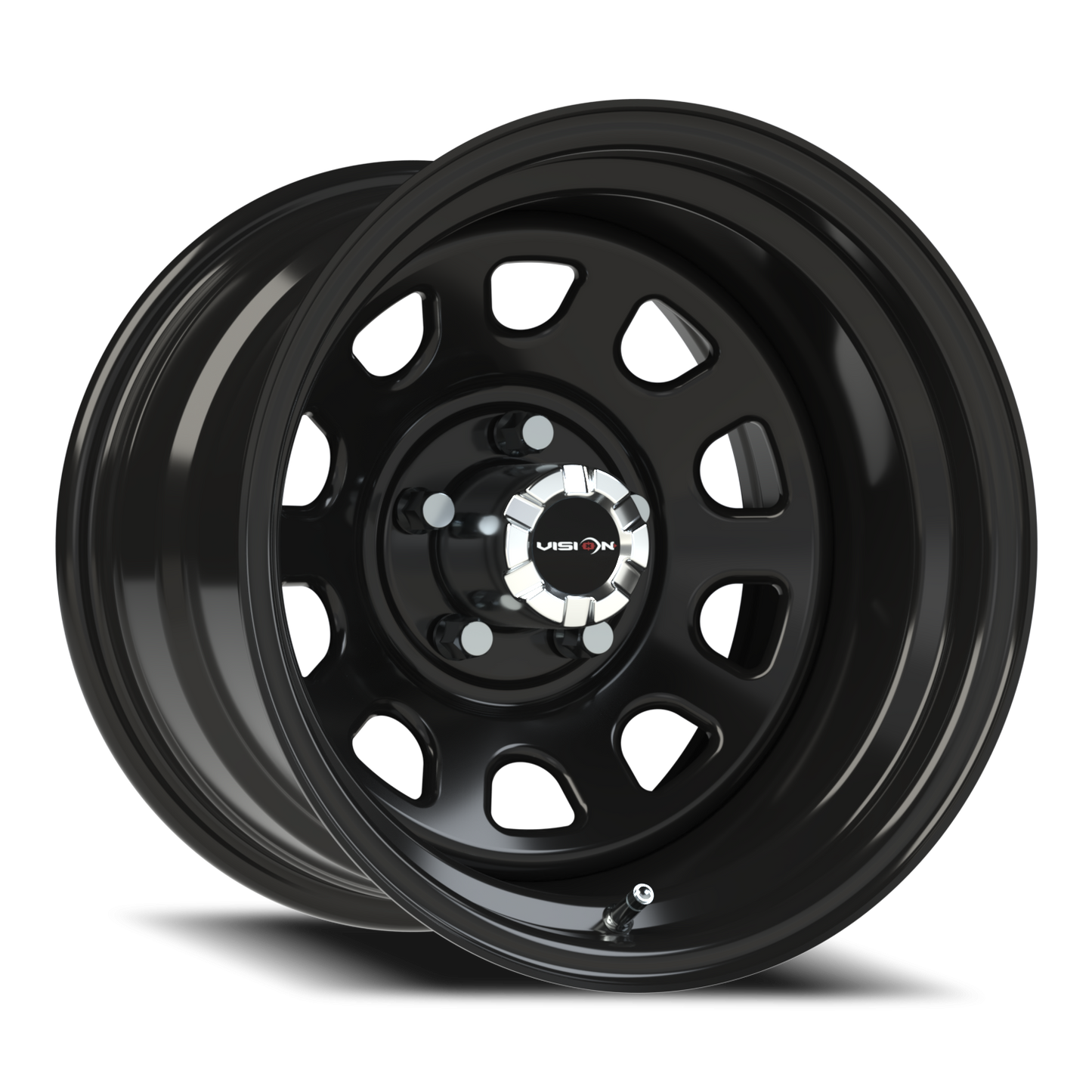 Vision Steel 15X10 Gloss Black Wheel
