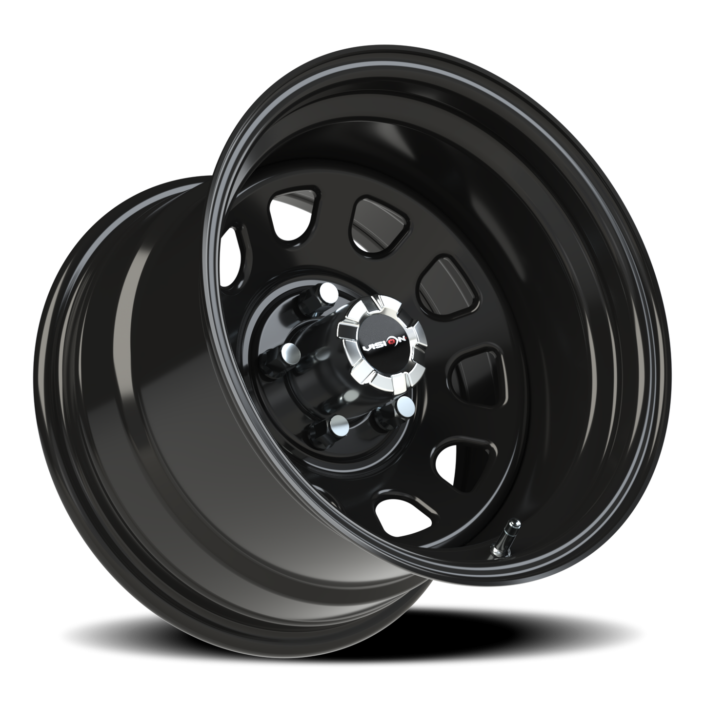 Vision Steel 15X10 Gloss Black Wheel