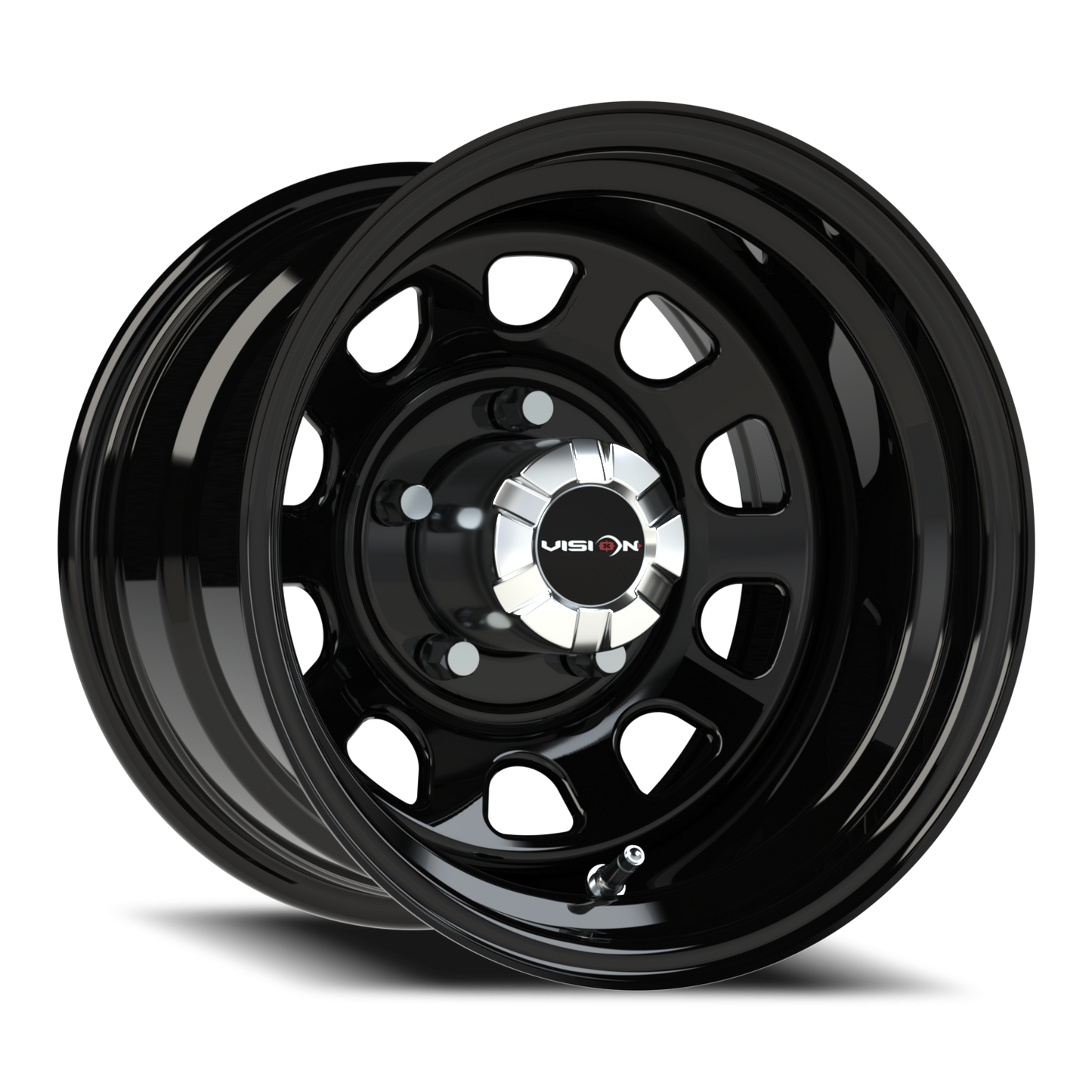 Vision Steel 15X10 Gloss Black Wheel