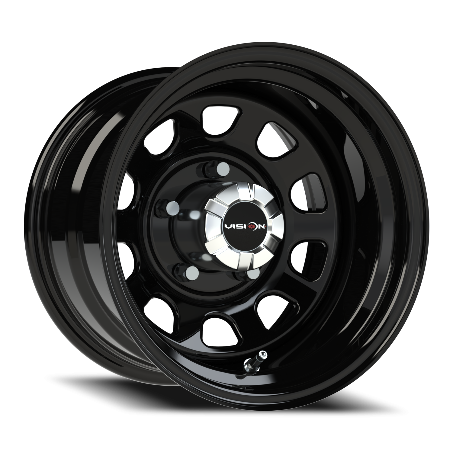 Vision Steel 15X10 Gloss Black Wheel