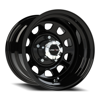 Vision Steel 15X10 Gloss Black Wheel