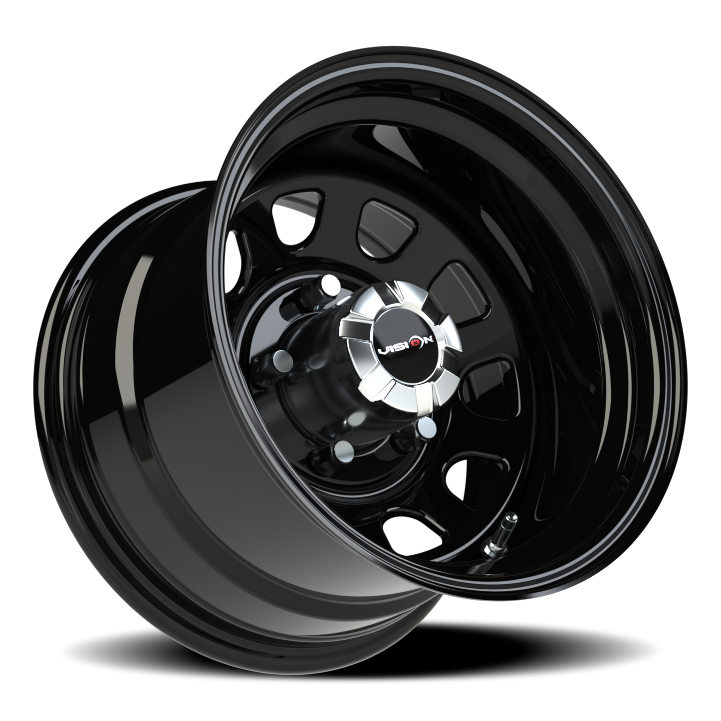Vision Steel 15X10 Gloss Black Wheel