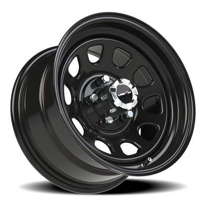 Vision Steel 15X8 Gloss Black Wheel