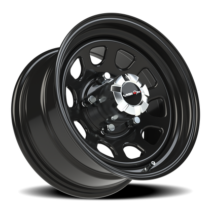 Vision Steel 15X8 Gloss Black Wheel