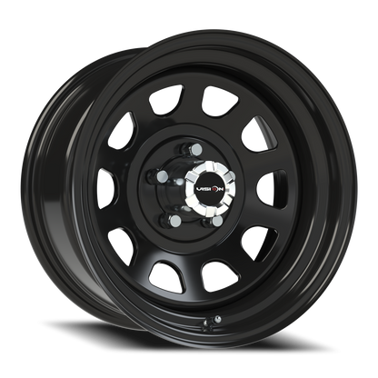 Vision Steel 16X8 Gloss Black Wheel