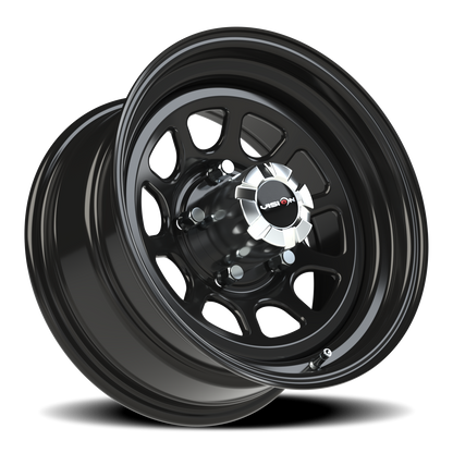 Vision Steel 16X8 Gloss Black Wheel