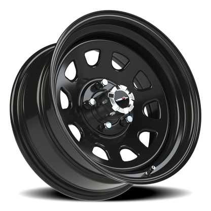 Vision Steel 17X8 Gloss Black Wheel