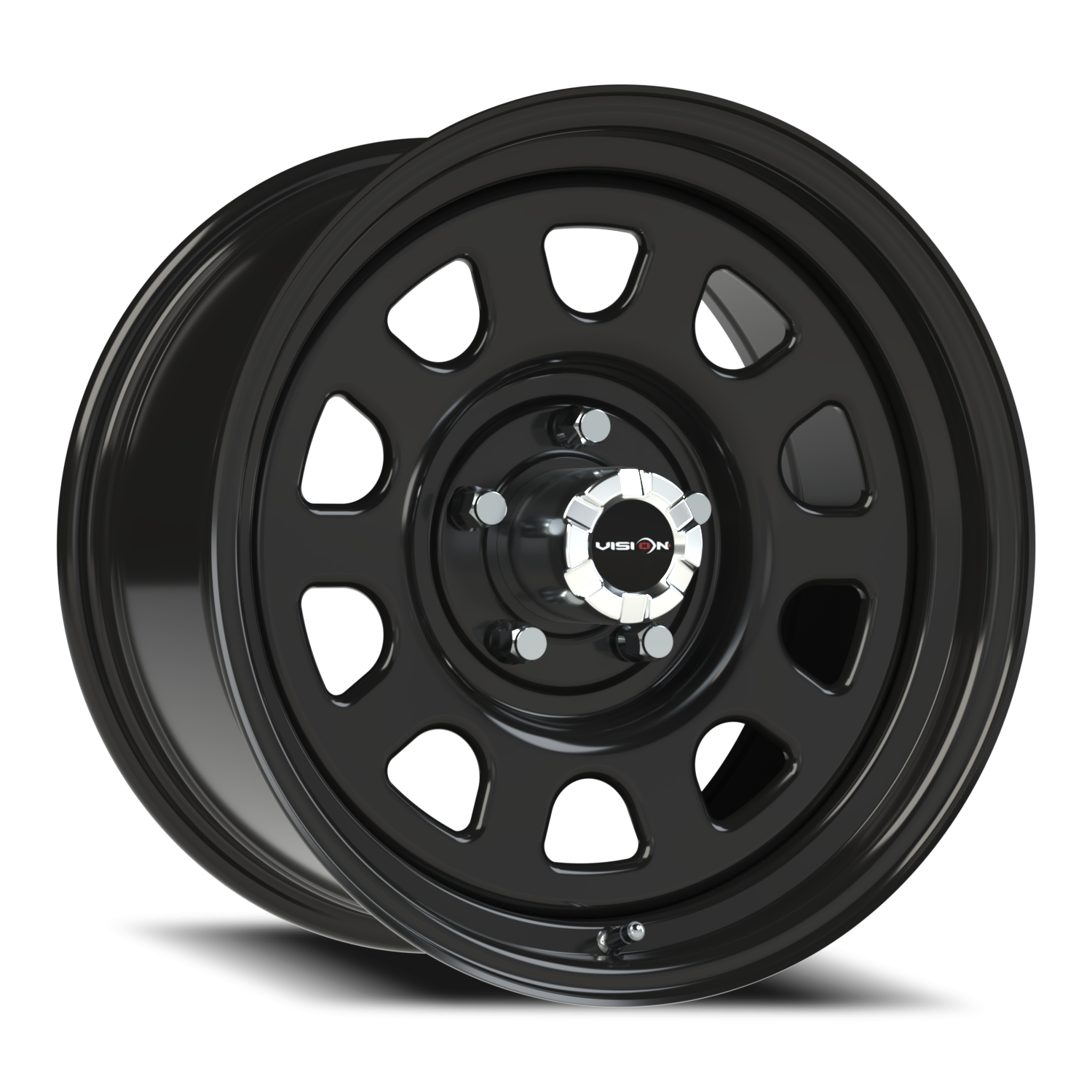 Vision Steel 17X9 Gloss Black Wheel