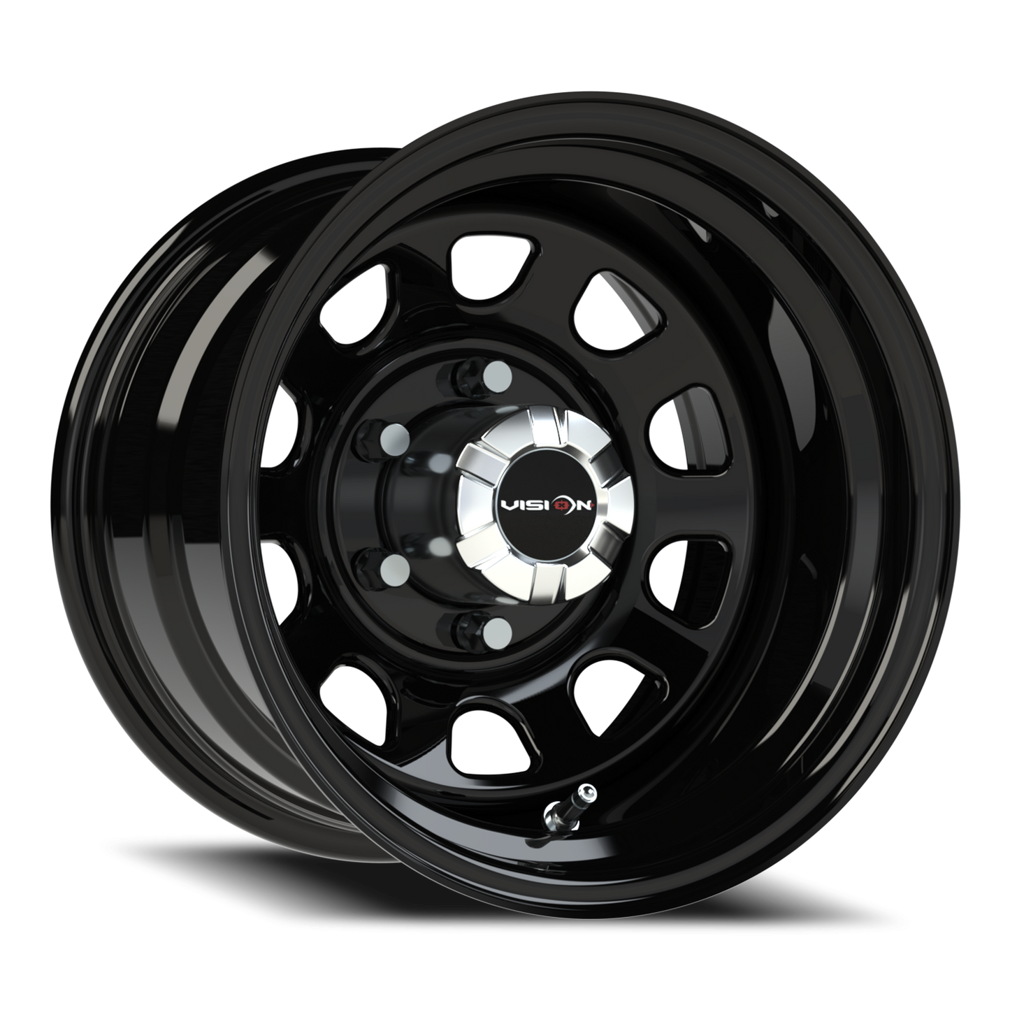Vision Steel 15X10 Gloss Black Wheel