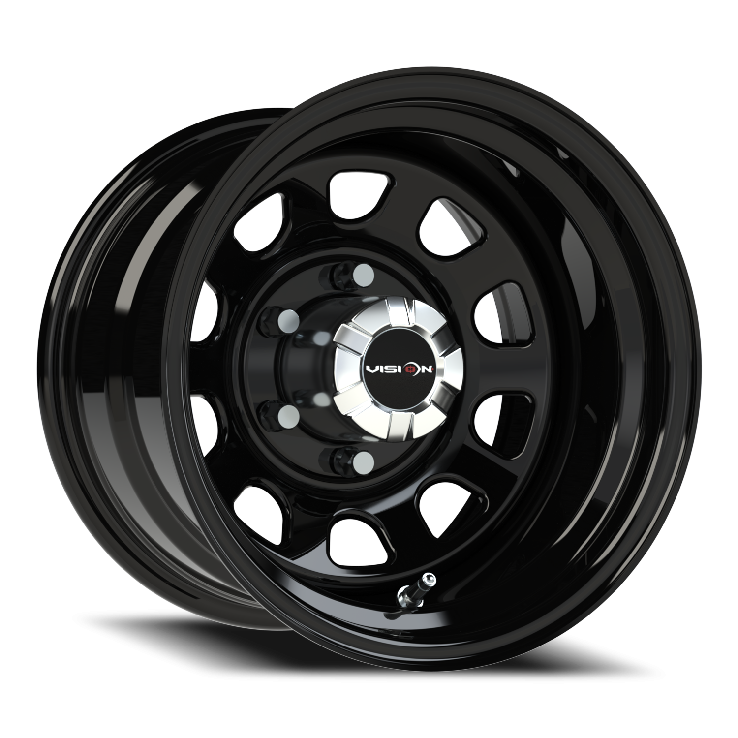 Vision Steel 15X10 Gloss Black Wheel