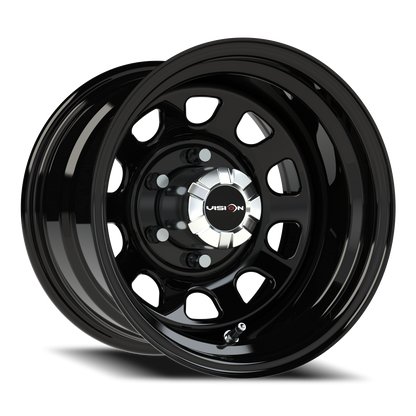 Vision Steel 15X10 Gloss Black Wheel