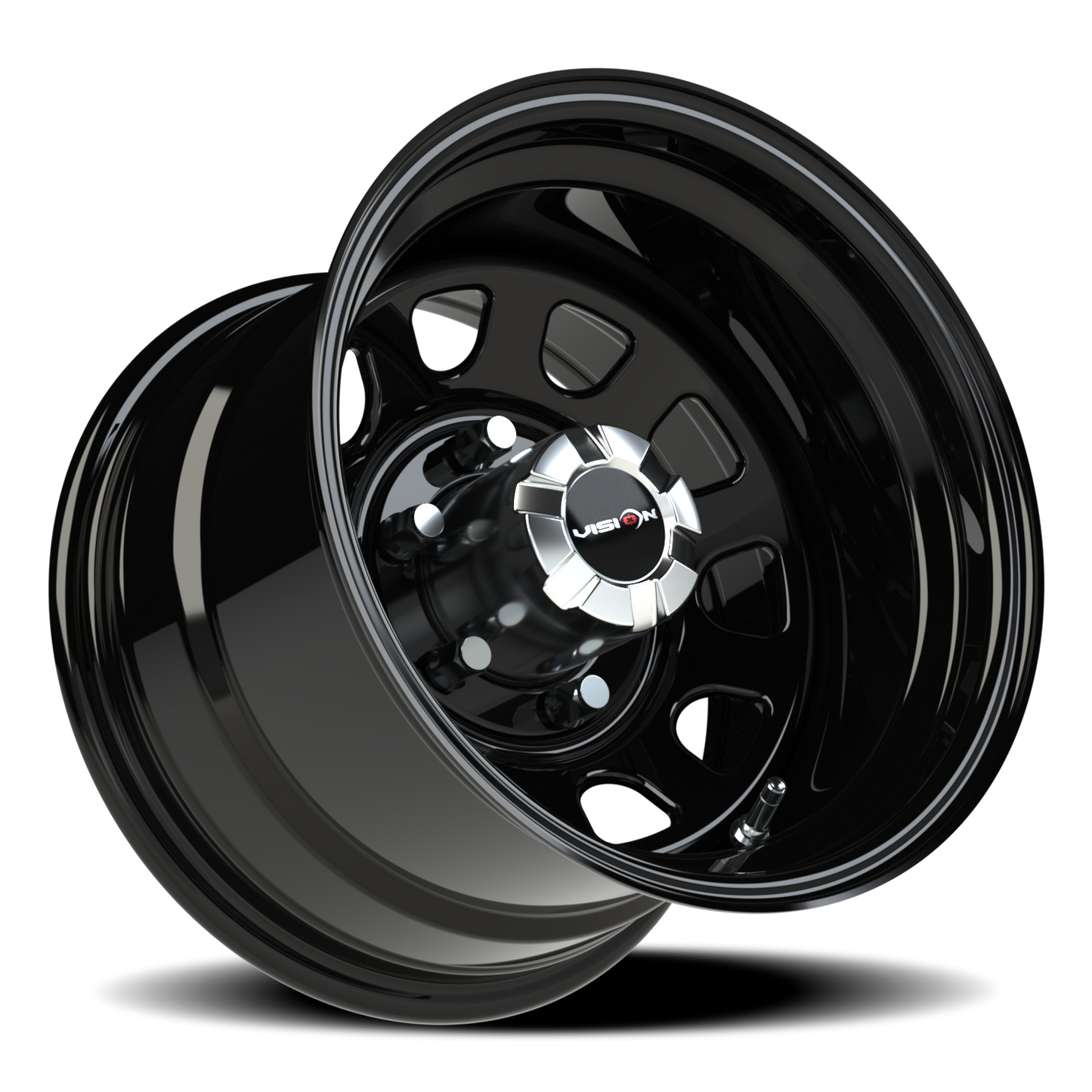 Vision Steel 15X10 Gloss Black Wheel