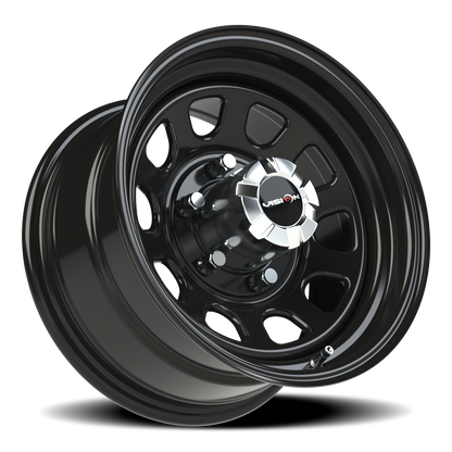 Vision Steel 15X8 Gloss Black Wheel