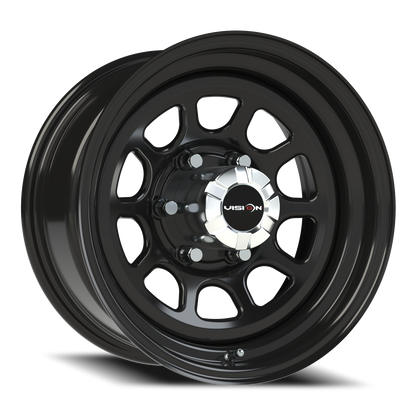 Vision Steel 16X8 Gloss Black Wheel