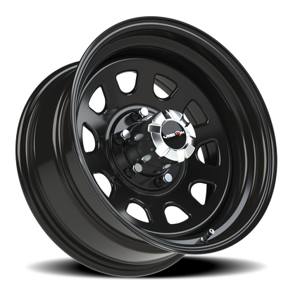 Vision Steel 17X8 Gloss Black Wheel
